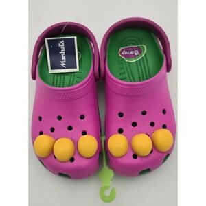 Crocs‎ Kids' Size J2 Barney Classic Clog Limited Edition Big Kids NWOT